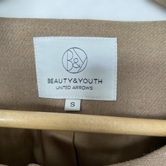 ツイードノーカラーコート　ユナイテッドアローズ　Sサイズの画像