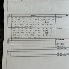 iPhone１４Pro用ケースの画像