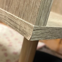 ガラス天板ローテーブルの画像