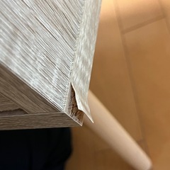 ガラス天板ローテーブルの画像