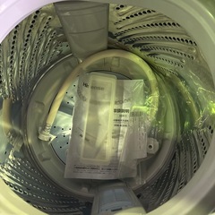 美品 ハイセンス　　2023年製 洗濯機　5.5kg  HW−K55E  風乾燥付の画像