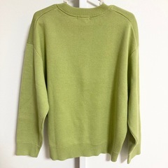 【新品・タグ付き】　GU  スウェットライクニット レディース Lサイズの画像