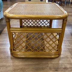 ラタンセンターテーブル【町田市再生家具】252786の画像