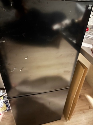 タイムセール　冷蔵庫:【ニトリ】Nグラシア 2ドア 冷凍冷蔵庫 106L NTR-106BK 2022年 ブラック 耐熱天板 引き出し式大容量冷凍室