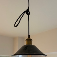 ヴィンテージ ペンダントライト ブラックの画像
