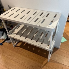 アイリスオーヤマ整理棚の画像