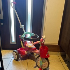 三輪車　キティちゃんの画像