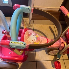 三輪車　キティちゃんの画像