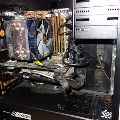 自作パソコン　今日まで使っていました　電源ダメかも（安くしました）の画像