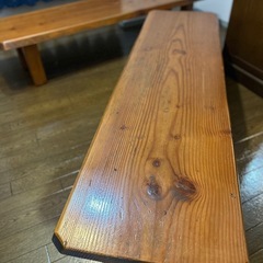 本格派木目調長机②の画像