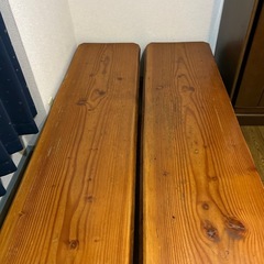 本格派木目調長机②の画像