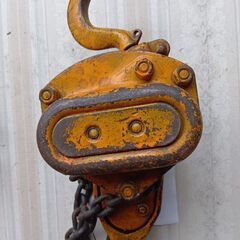 （3）チェーンブロックーNICH製、ガチャガチャ、3/4トン、中古、作動品の画像