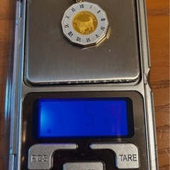 未使用　ゴールデン　レトリバー　純金　K24 K18　トップ　ネックレス　ペンダント 金　金貨 コイン ドッグ　ゴールドの画像
