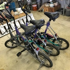 ブリヂストン 折りたたみ自転車3台の画像
