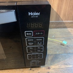 Haier 電子レンジ　JM-FH18B 2014年製　の画像