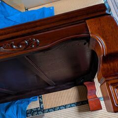 【テーブル】■昭和レトロ　座卓　ローテーブル　座敷机■約１５０ｘ９０ｃｍ■駒ヶ根市の画像