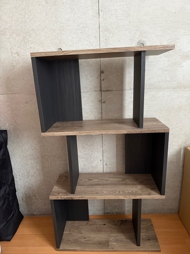 木目調シェルフ