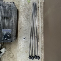 【引き取り限定】中古品　ルミナス　キャスター付きスチールラック　5段の画像