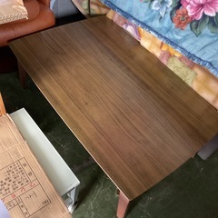 座卓　ローテーブル　ブラウン　中古の画像