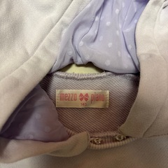 子どもパーカー　メッゾピアノの画像