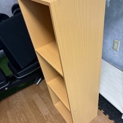 【美品】3段カラーボックス　オークル　の画像