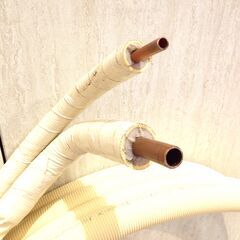 ●●228●銅管 約6m 約3.8kg / オーケースカイ K-HP35E / ペアコイル 配管 チューブ エアコン 被覆 / 現状品の画像