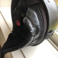 マットブラック 半帽ヘルメットの画像