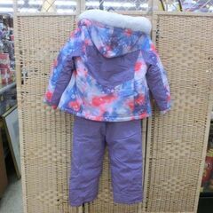 スキーウエア SPYDER 7歳 125cmくらい パープル 紫 上下セット スキーウェア つなぎ 雪遊び スキー 通学に 1801639 札幌市 西野店の画像