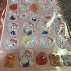 キティー　ぷっくりシールの画像