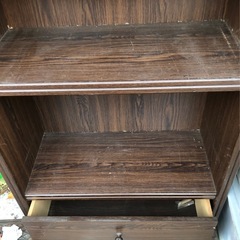 木の本棚　オーク色　傷あり　丈夫の画像