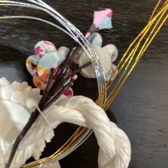 しめ飾り🥰つまみ細工ハンドメイド❤️
の画像
