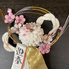 しめ飾り🥰つまみ細工ハンドメイド❤️
の画像