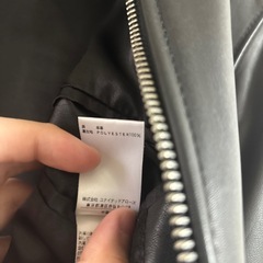 BEAUTY&YOUTH UNITED ARROWS シングルライダースジャケット Sサイズの画像