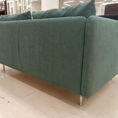 リユースのサカイ栃木店★ジモティ割あり★  ソファー グリーン W152×D88×H69 クリーニング済み TC12123の画像