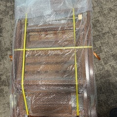 新品ロッキングチェア リラックスチェア クッション付き竹製 マッサージ底板付き 折りたたみ式の画像