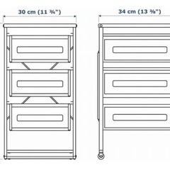 【美品】IKEA 収納の画像