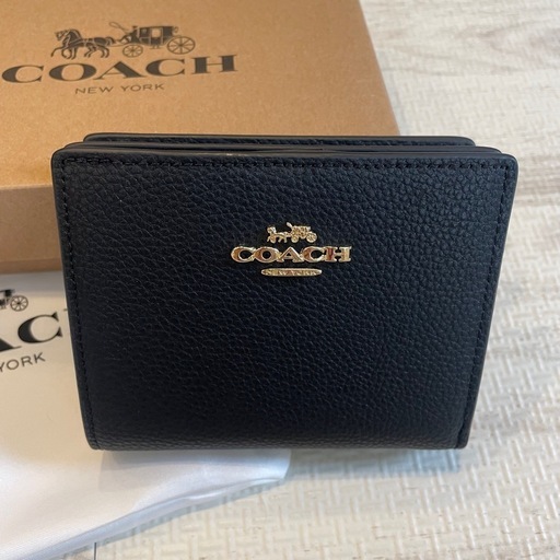 新品　COACH　コーチ　折り財布　スナップウォレット　正規品