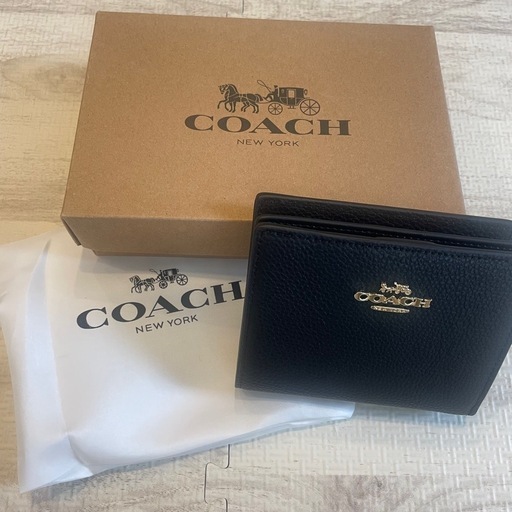 新品　COACH　コーチ　折り財布　スナップウォレット　正規品