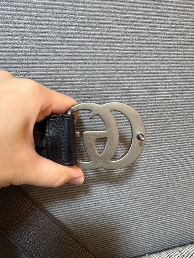 GUCCI（グッチ）のダブルGバックル・レザーベルト