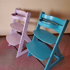 【お取引中のため問い合わせ不可】ベビーチェアー2個セットの画像