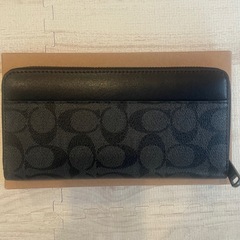 COACH コーチ 財布 シグネチャー アコーディオンジップ ウォレット長財布　正規　新品の画像