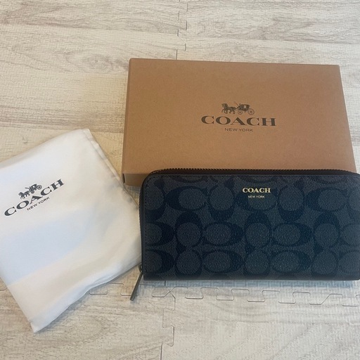 COACH コーチ 財布 シグネチャー アコーディオンジップ ウォレット長財布　正規　新品