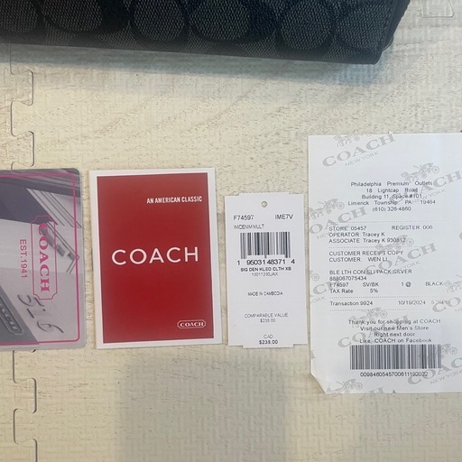 COACH コーチ 財布 シグネチャー アコーディオンジップ ウォレット長財布　正規　新品
