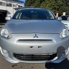 三菱　ミラージュ　Ｇ　車検新規２年付き　ナビ　テレビ　プッシュスタート　スペアキー　NO２５１４の画像