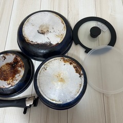 アイリスオーヤマ　ダイヤモンドコート フライパン セットの画像