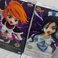 ふたりはプリキュア フィギュア　キュアホワイト キュアブラック　プライズ品の画像