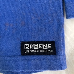 BREEZE 羽織　ブルー×グリーン　80㎝の画像