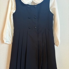 120センチ女の子スーツ3点セット　卒園入学式に　の画像