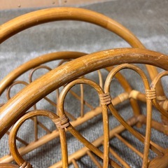 ラタン　藤　ブックスタンドの画像