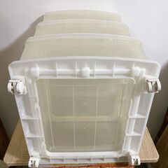 M703　NITORI クローゼットチェスト チェスト 収納ケース ３段 キャスター付きの画像